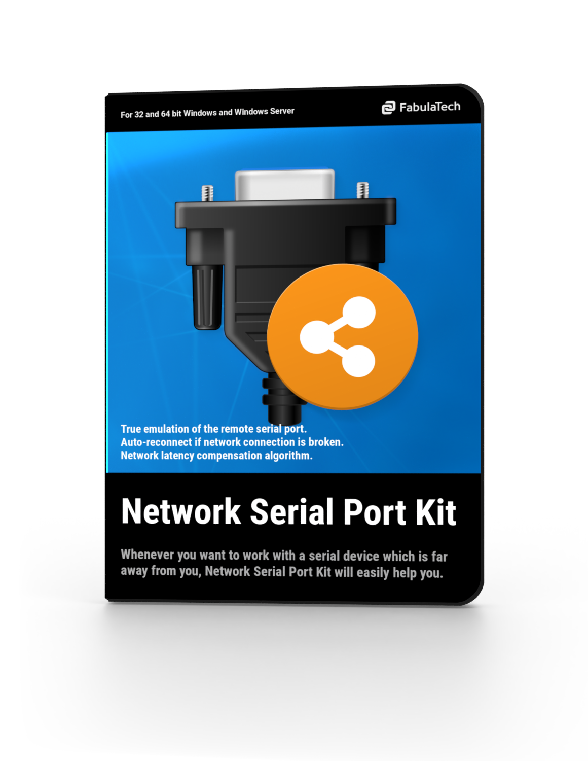 Network Serial Port Kit Box PNG 580x750